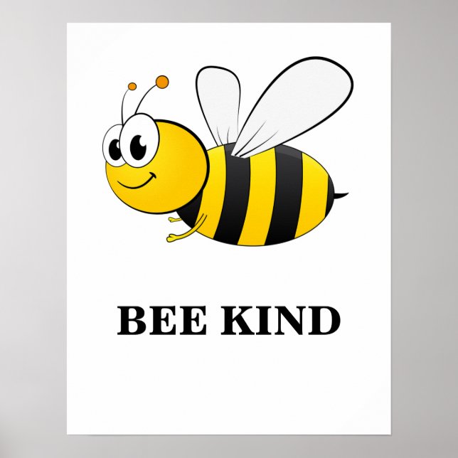 Poster Animated Bee background (Frente)