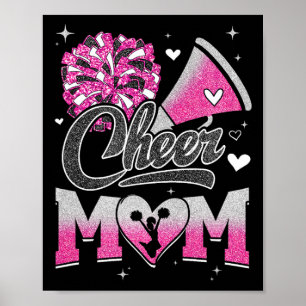 Poster Anime a Mãe Rosa Cheerleading Pé Para Mulheres Grá