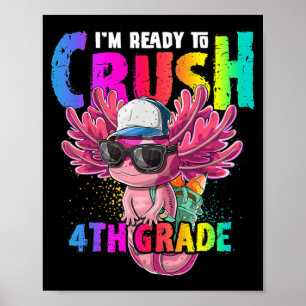 Poster Anime Axolotl Waifu Who Love Anime Ramen And Sketc