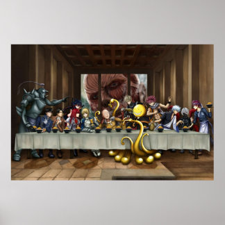 Poster Anime da Reunião da Sala de Aula de Assassinato