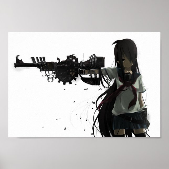 Pôster Anime Girl Power (Frente)