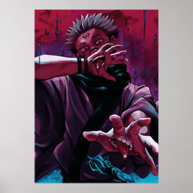 Poster anime jujujutsu kaisen (Frente)