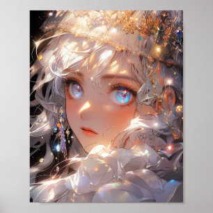 Poster Anime Magical Girl Fantasy Art