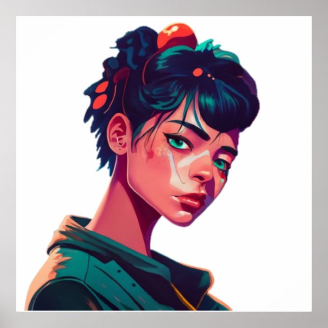 Poster Anime manga pop amante cartoon amante pop amante (Frente)