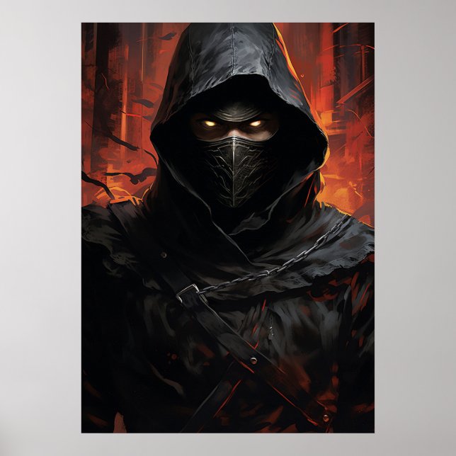 Poster Anime Ninja: Sombras da lâmina Silenciosa (Frente)