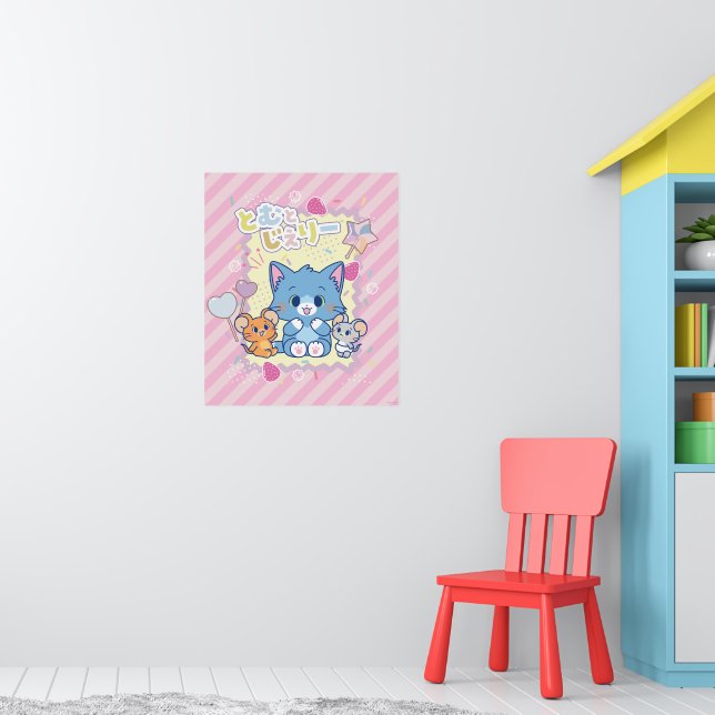 Poster Anime o Tom e o Jerry Strawberry (Berçário 1)