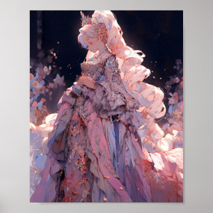 Poster Anime Princess Fantasy Art