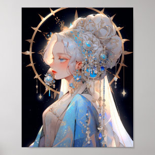 Poster Anime Princess Fantasy Art
