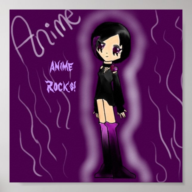Poster Anime Rocks (Frente)