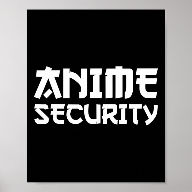 Poster Anime Security Birthday Family Manga Halloween Cos (Frente)