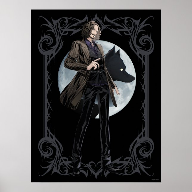 Poster Anime Sirius Black Animagus (Frente)