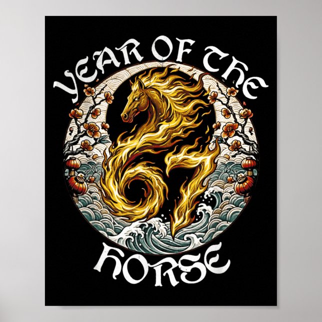 Poster Anime Srit Fire Horse 2026-7 Mythic Zodiac New Yea (Frente)