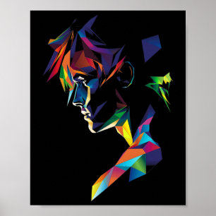 Poster Anime Trabalho de arte Colorido do Anime Manga Mot