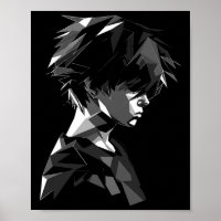 Anime Trabalho de arte do Anime Manga Motif Polygo