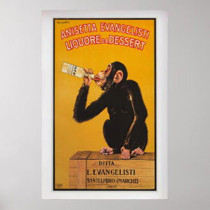 Poster Anisetta Evangelisti Liquore da Desert por Carlo