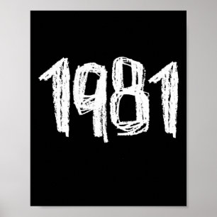 Poster Aniversário 1981