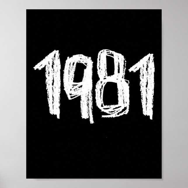 Poster Aniversário 1981 (Frente)