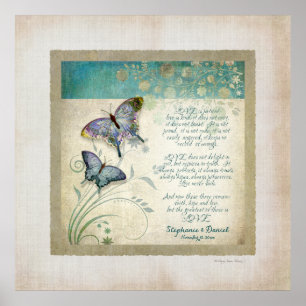 Pôster Aniversário, Amar Capítulo 1 Corinthians 13