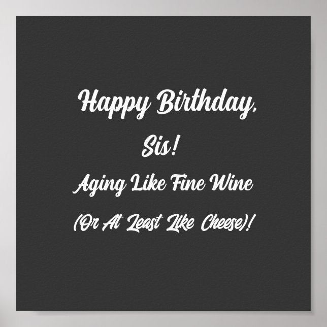 Poster ฺ Aniversário, Aniversário, Engraçados Aniversário (Frente)