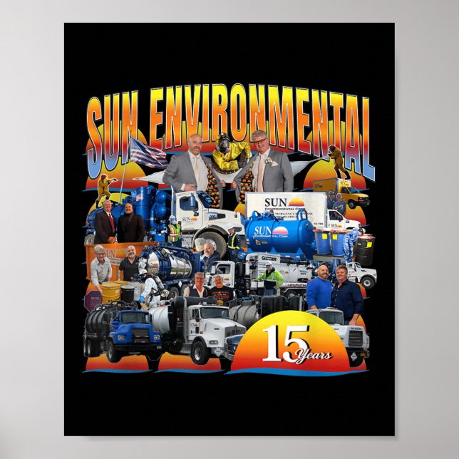 Poster Aniversário da Empresa Sun Environmental V2  (Frente)