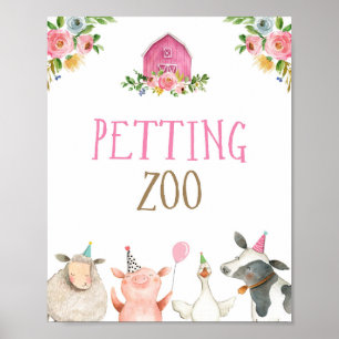 Poster Aniversário da Garota do Jardim Zoológico