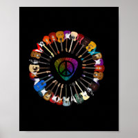 Aniversário da Variedade de Violão Guitarrista