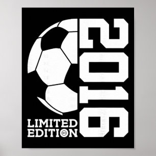 Poster Aniversário de 10 anos do Futebol Edição Limitada