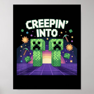 Poster Aniversário de 11 anos Gamer Pixel se infiltrando 