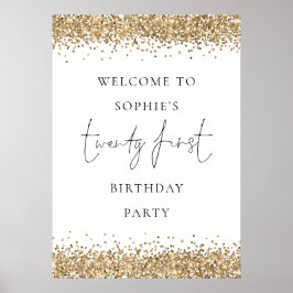 Poster Aniversário de 21 anos de Boas-vindas ao Glam Dour