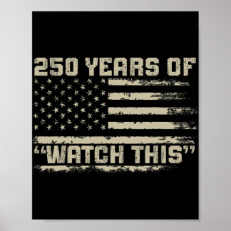 Poster Aniversário de 250 Anos da América 1776-2026 Indep