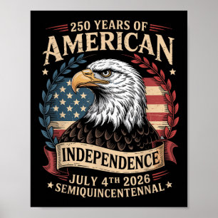 Poster Aniversário de 250 anos da América 250 Anos Améric