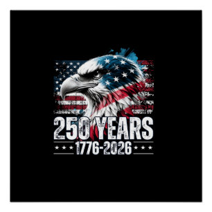 Pôster Aniversário de 250 anos dos Estados Unidos Manga L