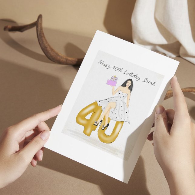 Poster Aniversário de 40 anos feliz (Criador carregado)