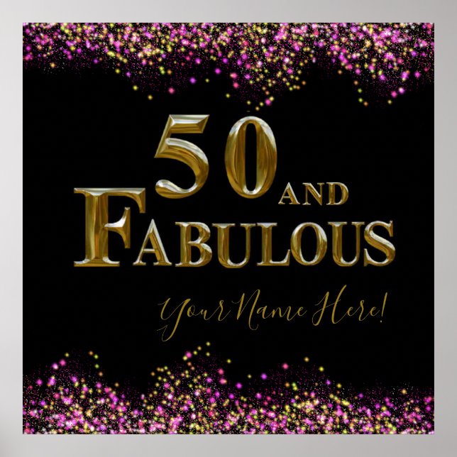 Poster Aniversário de 50 anos (Frente)