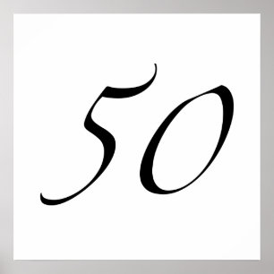 Pôster Aniversário de 50 anos