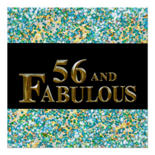 Pôster Aniversário de 56 anos