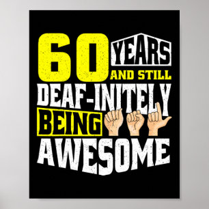 Poster Aniversário De 60 Anos De Ser Incrível