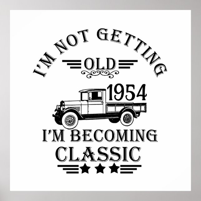 Poster aniversário de 70 anos personalizado de 70 (Frente)