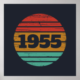 Poster aniversário de 70 anos personalizado de 70