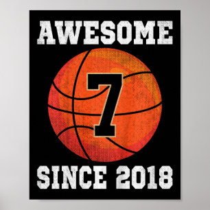 Poster Aniversário de 7 anos Amante do Esqueleto 7 Anos d