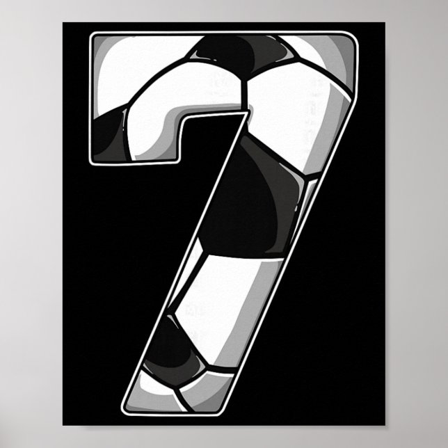 Poster Aniversário de 7 anos de futebol  (Frente)