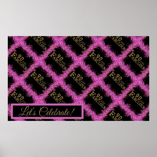 Poster Aniversário de 90 anos (Frente)