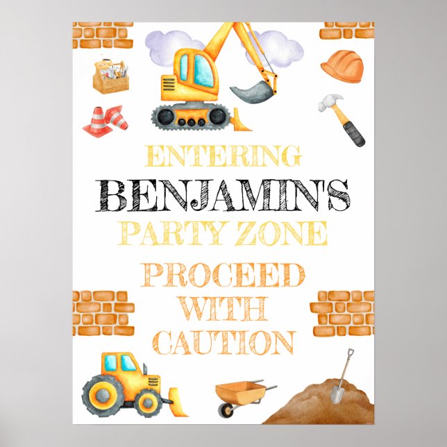 Poster Aniversário de Construção de Cáudia (Frente)