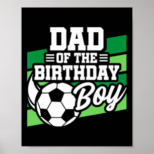 Poster Aniversário de Futebol - Aniversário do Papai - An