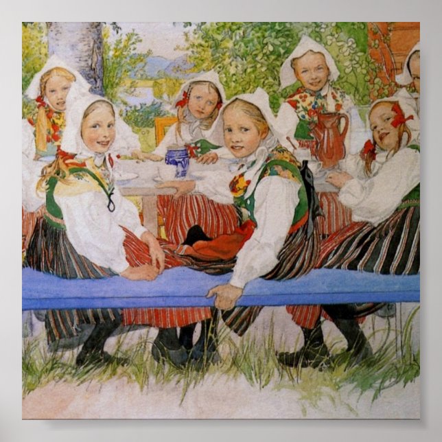 Poster Aniversário de Kersti 1909 (Frente)