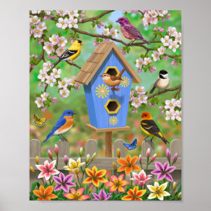 Poster Aniversário de Lily Garden
