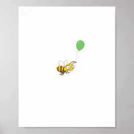 Poster Aniversário do Abelhinha Personalizado