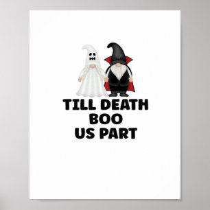 Poster Aniversário do Casamento de Halloween - Até a Mort