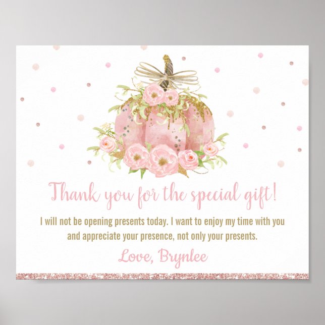 Poster Aniversário do Chic Pumpkin Rosa não vai abrir pre (Frente)