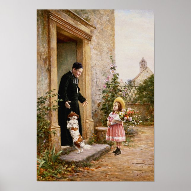 Pôster Aniversário do Padre (Frente)